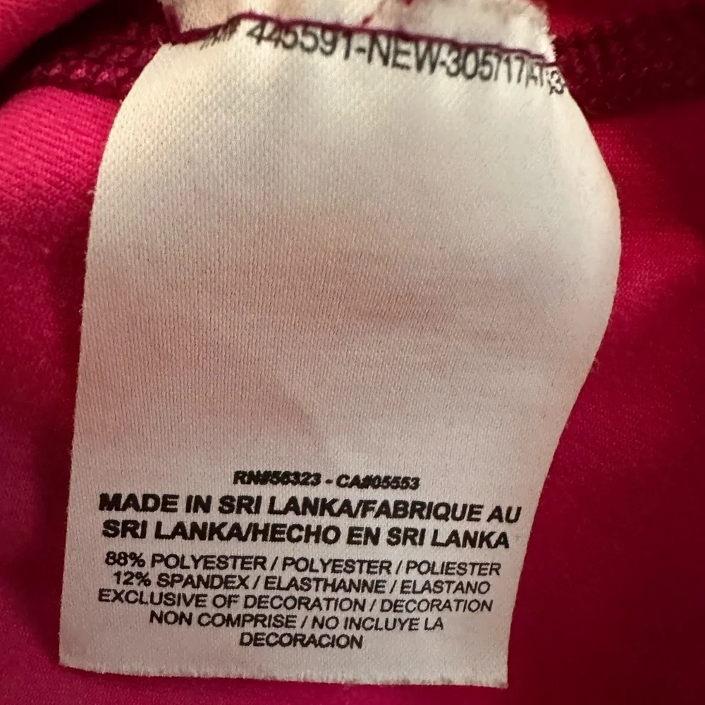 Nike Pink Polkadot Dry Fit Razor Back Performance Wear Tank Top, Size M - Picture 4 of 4